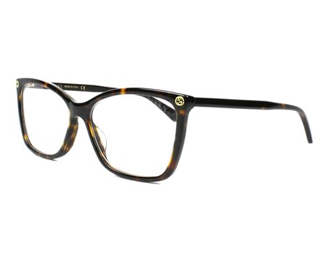 gucci woman's eyeglasses gg 03900 002 50-21-140